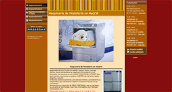 Desktop Screenshot of maquinariahosteleriamadrid.es