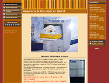Tablet Screenshot of maquinariahosteleriamadrid.es